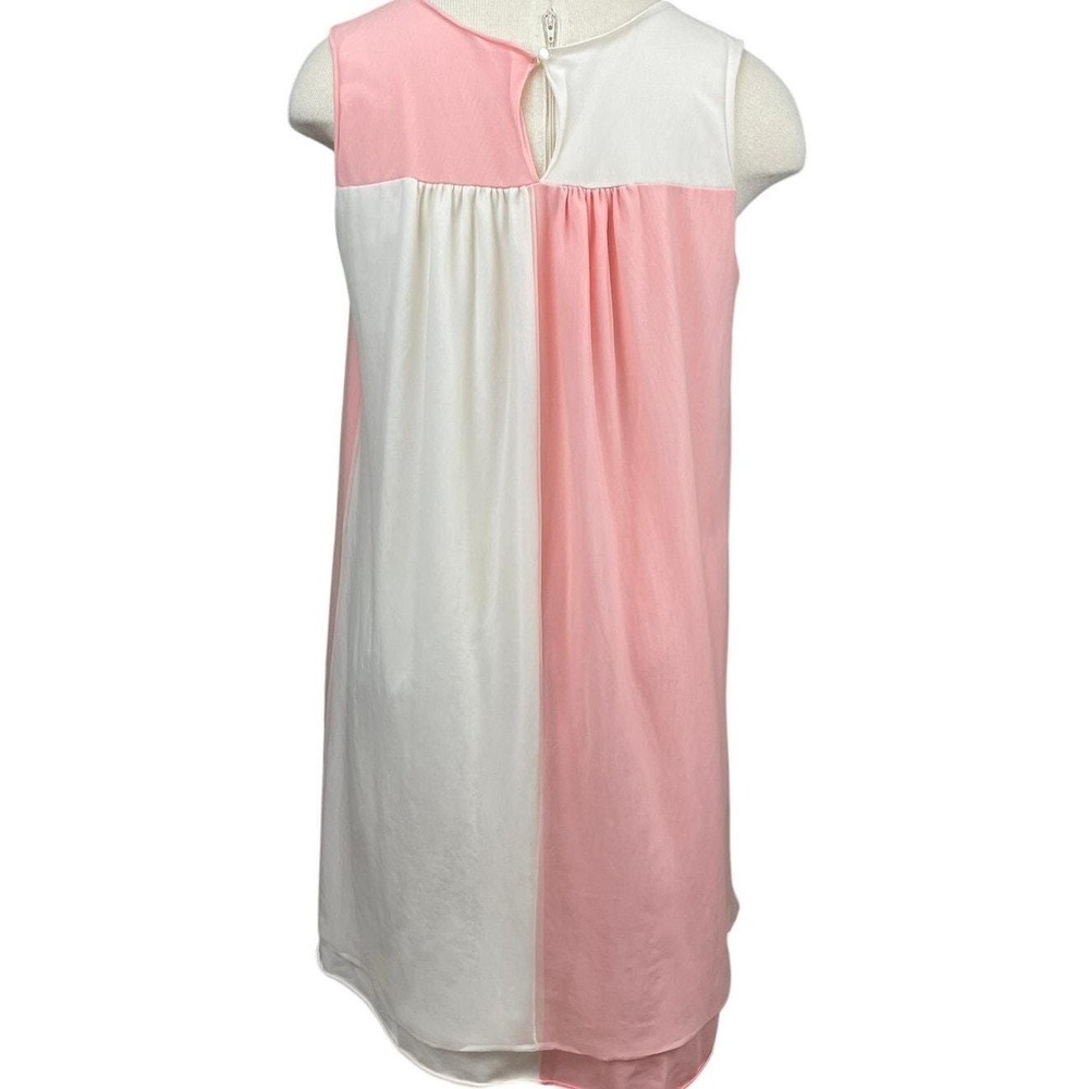 Vintage Womens (M) 60s Chiffon Overlay Mini Nightgown Nylon Mod SEAMPRUFE  USA - Picture 4 of 7